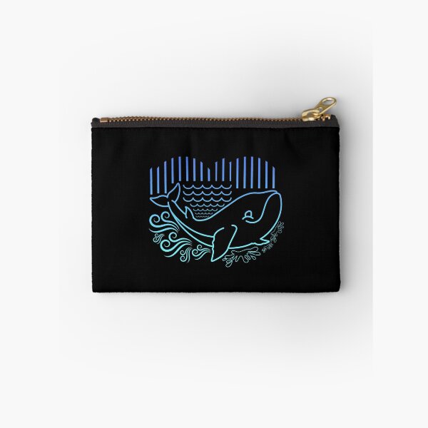 Item preview, Whale blue water animal mammal whale gift designed and sold by redshirtz.