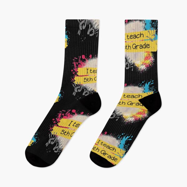 Item preview, "I Teach 5th Grade" Paint Teacher Shirt, Mug, Gift, etc. designed and sold by Teacher PRIDE.