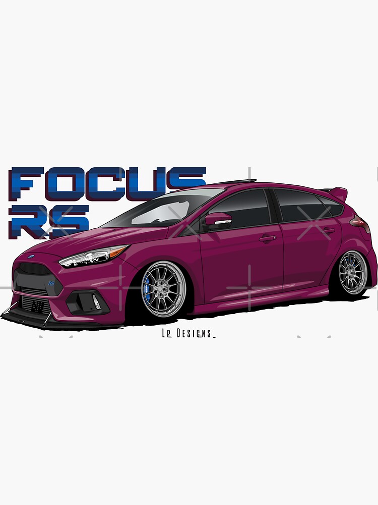 Focus Rs Sticker by lpdesigns1