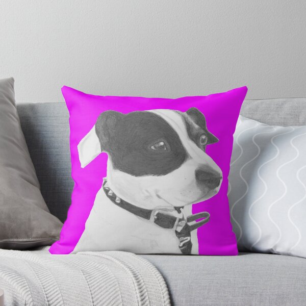 Item preview, Jack Russell Crossbreed in Pink Headshot designed and sold by DavidASmith.