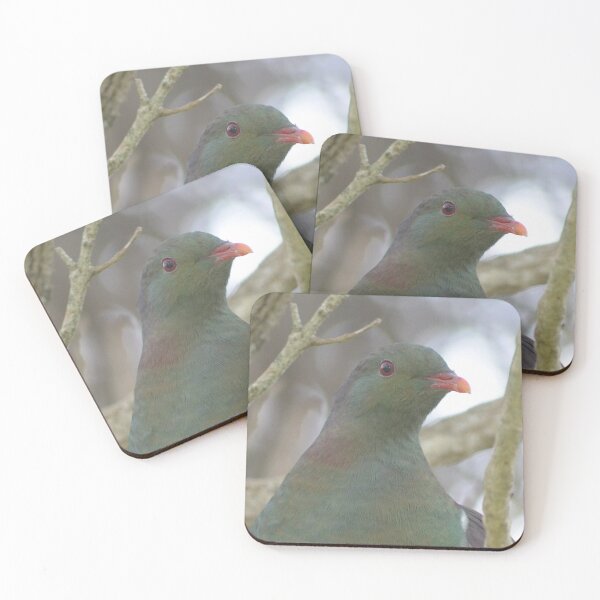 Item preview, One of a pair- New Zealand Wood Pigeon designed and sold by lizdomett.