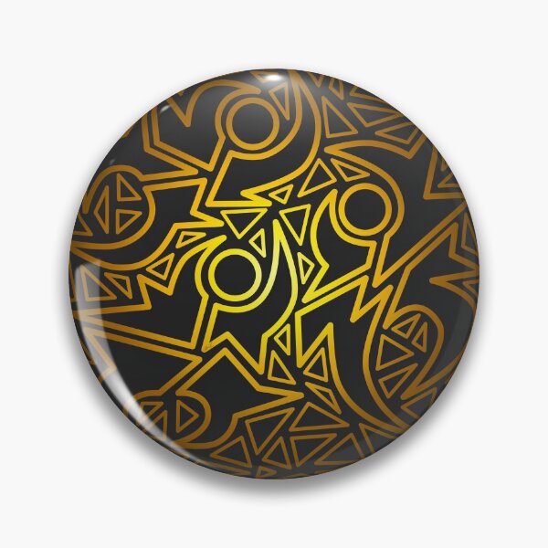 Item preview, Joopies - Gold and Black - Abstract Geometric Pattern of Dancers by Amanda M Lucas designed and sold by Amanda Lucas.