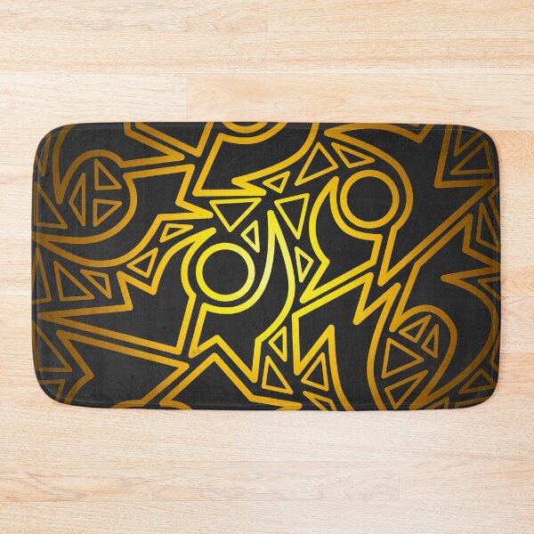 Item preview, Joopies - Gold and Black - Abstract Geometric Pattern of Dancers by Amanda M Lucas designed and sold by Amanda Lucas.