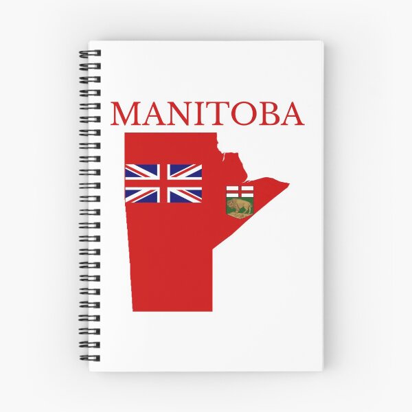 Item preview, Manitoba Flag Map, MB, Canada designed and sold by marosharaf.