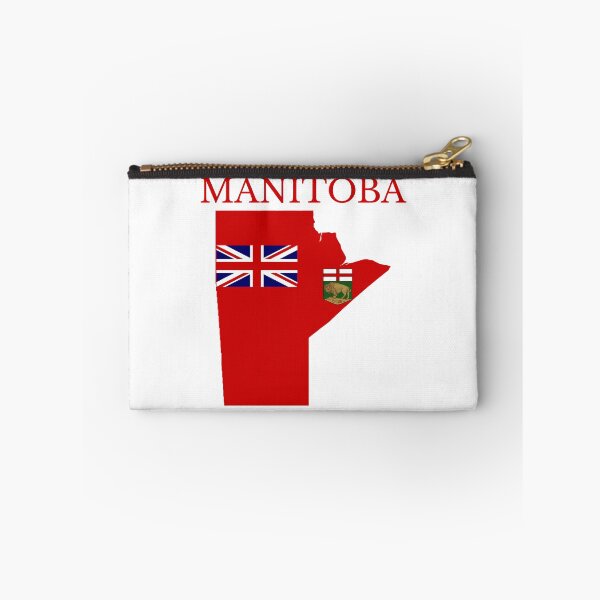Item preview, Manitoba Flag Map, MB, Canada designed and sold by marosharaf.