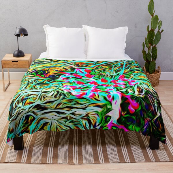 Item preview, Abstract Grass Flowers designed and sold by Mark J Dunn.