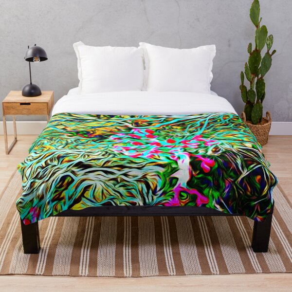 Item preview, Abstract Grass Flowers designed and sold by Mark J Dunn.
