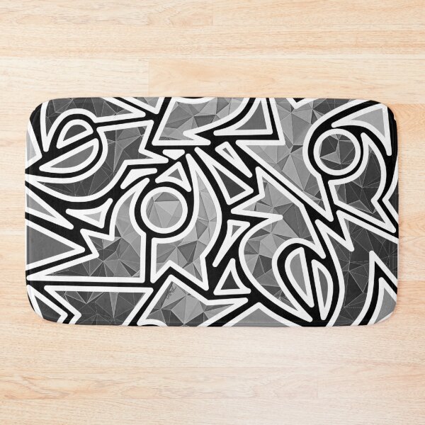 Item preview, Joopies ~ Black and White Dancing Fractals - Abstract Geometric Pattern of Dancers by Amanda M Lucas designed and sold by Amanda Lucas.