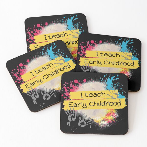 Item preview, "I Teach Early Childhood" Paint Teacher Shirt, Mug, Gift, etc. designed and sold by Teacher PRIDE.
