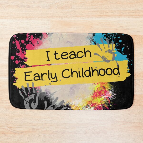 Item preview, "I Teach Early Childhood" Paint Teacher Shirt, Mug, Gift, etc. designed and sold by Teacher PRIDE.