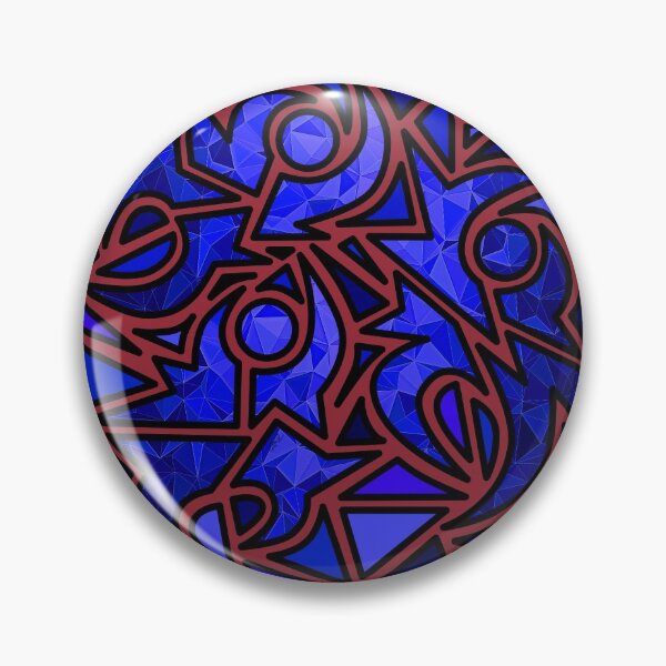 Item preview, Subdued Blues - Joopies - Abstract Geometric Pattern of Dancers by Amanda M Lucas designed and sold by Amanda Lucas.