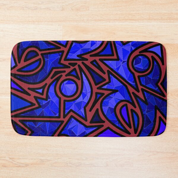 Item preview, Subdued Blues - Joopies - Abstract Geometric Pattern of Dancers by Amanda M Lucas designed and sold by Amanda Lucas.