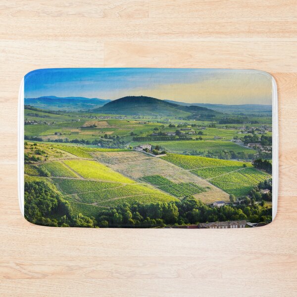 Item preview, Brouilly hill and vineyards with morning lights in Beaujolais land, France designed and sold by Gaël FONTAINE.