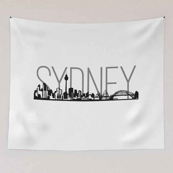 Item preview, Sydney Skyline Art designed and sold by Elenia Design.
