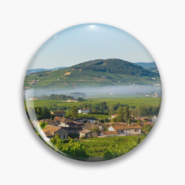 Item preview, Brouilly hill and vineyards with morning lights in Beaujolais land, France designed and sold by Gaël FONTAINE.