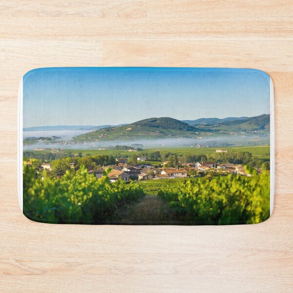 Item preview, Brouilly hill and vineyards with morning lights in Beaujolais land, France designed and sold by Gaël FONTAINE.