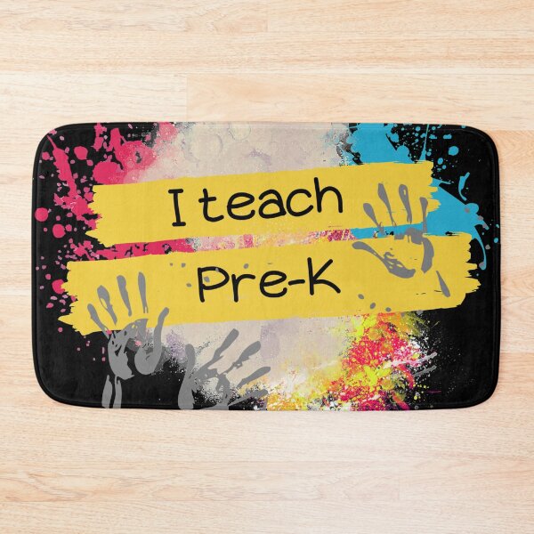 Item preview, "I Teach Pre-K" Paint Teacher Shirt, Mug, Gift, etc. designed and sold by Teacher PRIDE.