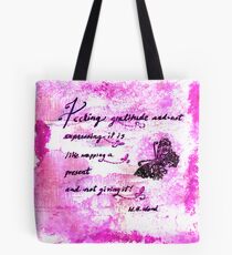 Feeling Gratitude Quote Tote Bag