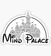 Mind Palace - (black text) Sticker