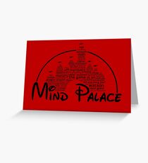 Mind Palace - (black text) Greeting Card