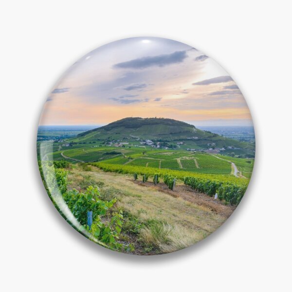 Item preview, Brouilly hill and vineyards with morning lights in Beaujolais land, France designed and sold by Gaël FONTAINE.