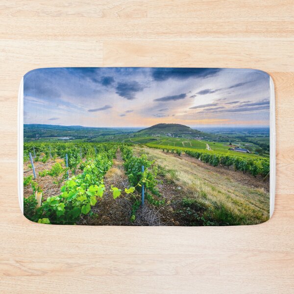 Item preview, Brouilly hill and vineyards with morning lights in Beaujolais land, France designed and sold by Gaël FONTAINE.