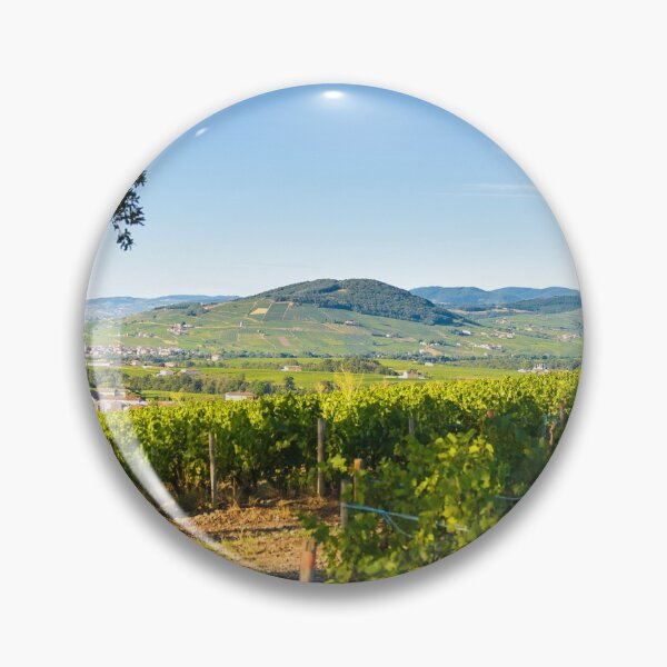 Item preview, Brouilly hill and vineyards with morning lights in Beaujolais land, France designed and sold by Gaël FONTAINE.