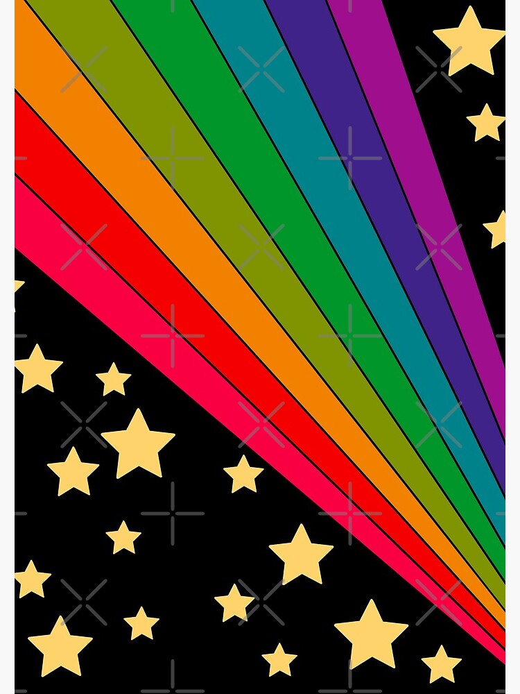 Stars and rainbow by MissPennyLane