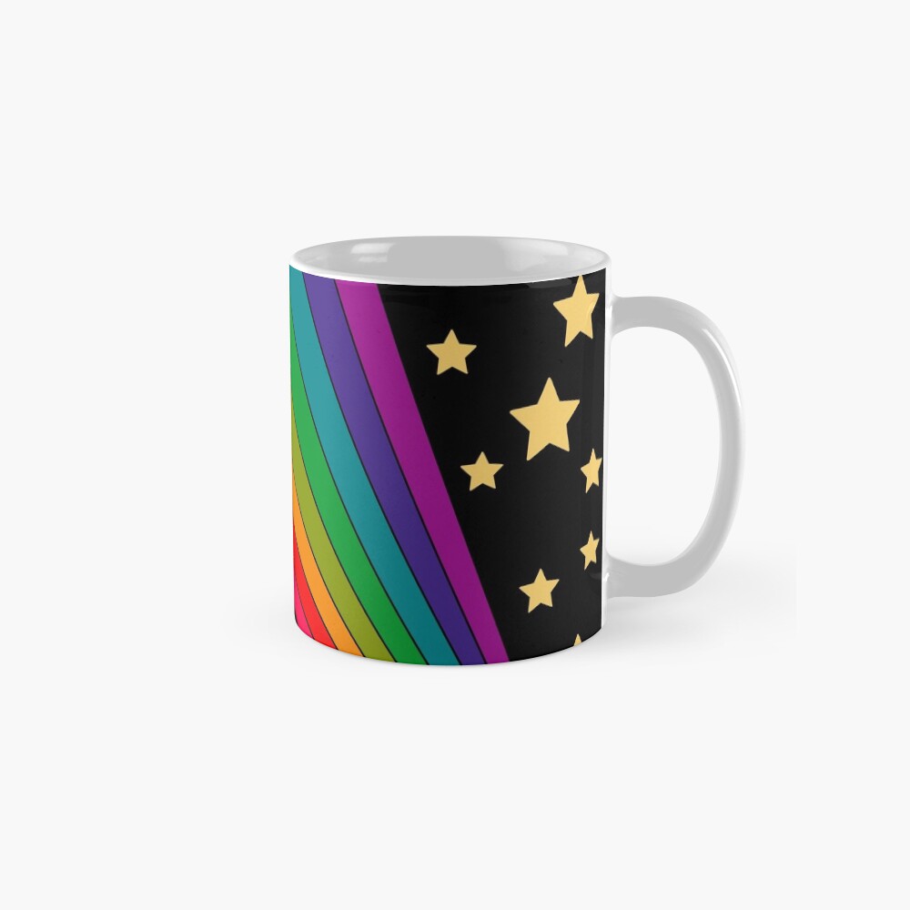 Stars and rainbow