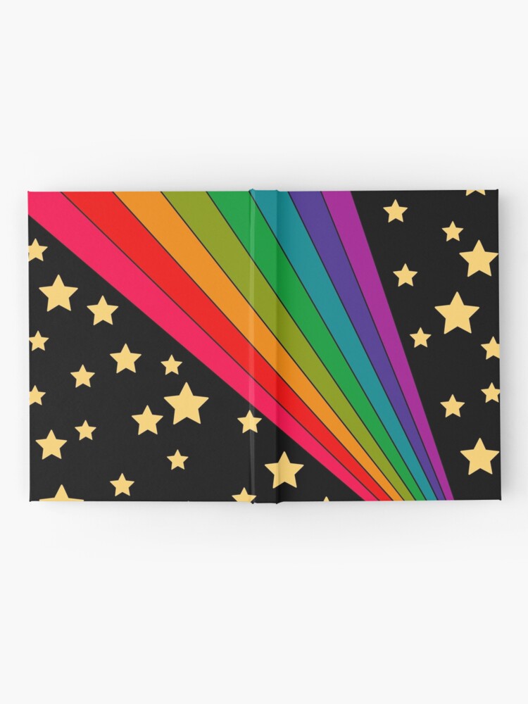 Alternate view of Stars and rainbow  Hardcover Journal