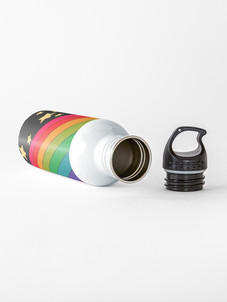 Alternate view of Stars and rainbow Water Bottle