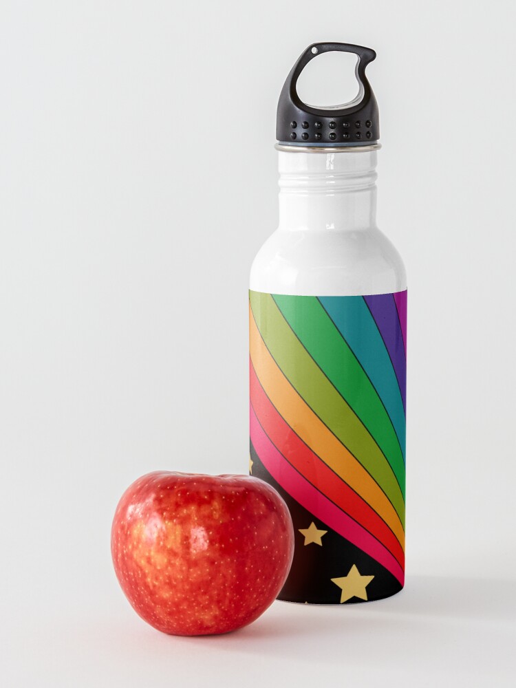 Alternate view of Stars and rainbow Water Bottle