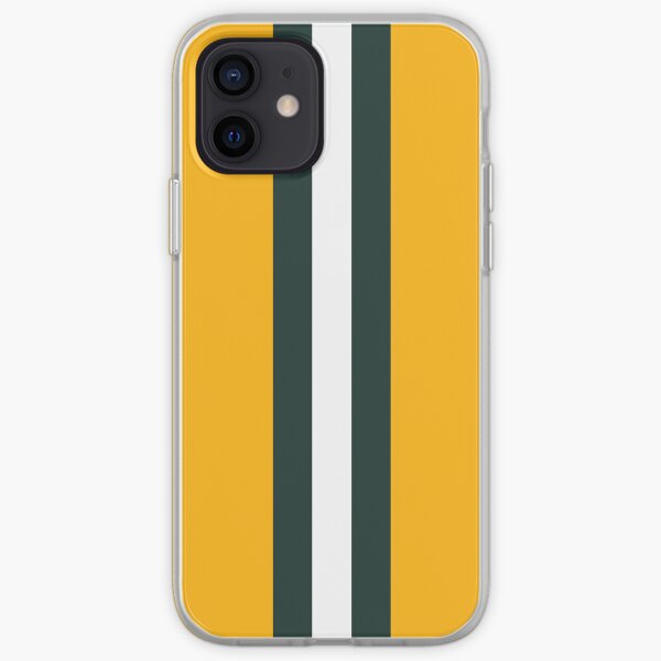 Green Bay Packers Stripes Design iPhone Soft Case