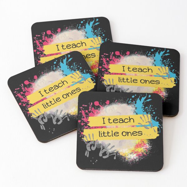 Item preview, "I Teach Little Ones" Paint Teacher Shirt, Mug, Gift, etc. designed and sold by Teacher PRIDE.