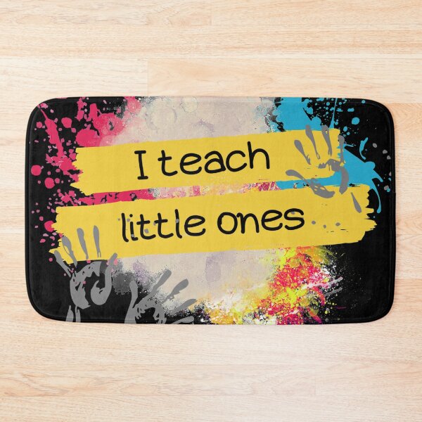 Item preview, "I Teach Little Ones" Paint Teacher Shirt, Mug, Gift, etc. designed and sold by Teacher PRIDE.