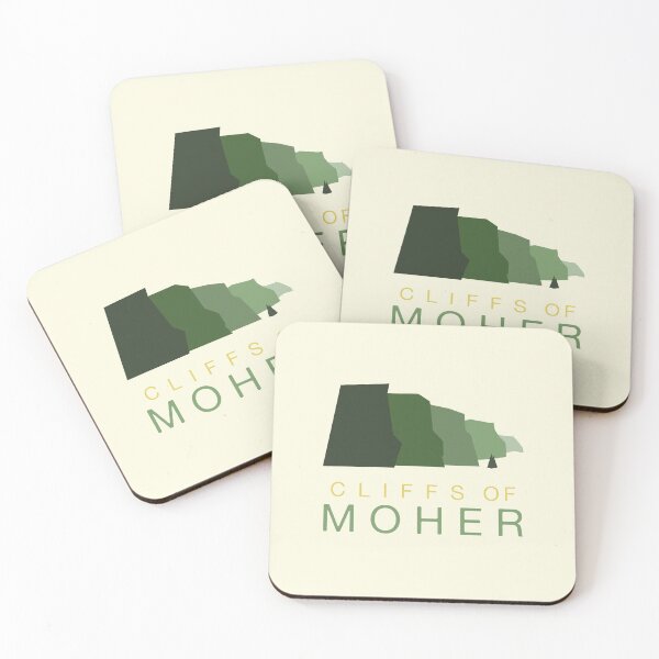 Item preview, Ireland Cliffs of Moher Pop Art Modern Irish designed and sold by IronEcho.