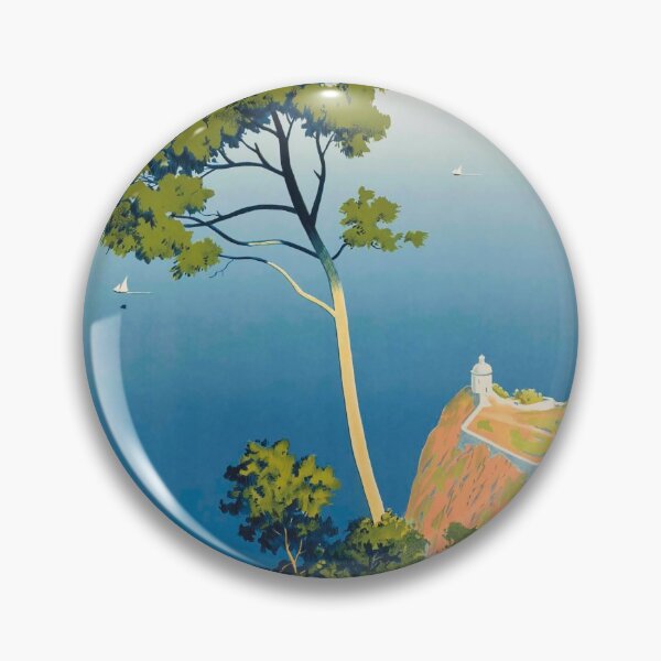 Item preview, Les Iles Baleares vintage travel poster designed and sold by stickart-marek.