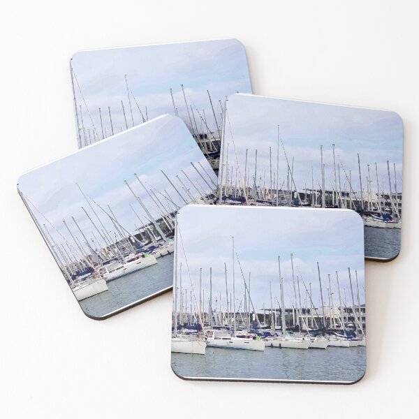 Item preview, Boats at The Port Of Barcelona designed and sold by CANJ72.