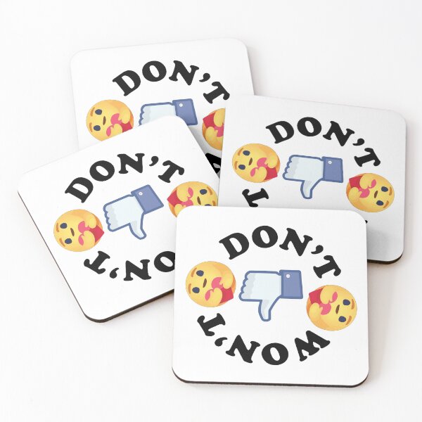 Item preview, Don't Care Won't Care React Emoji designed and sold by MotoringZen.