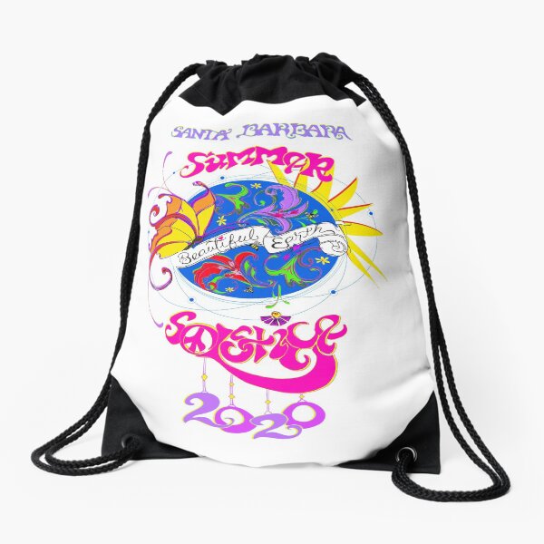 Katreece Montgomery "Beautiful Earth" Summer Solstice Celebration 2020 Drawstring Bag