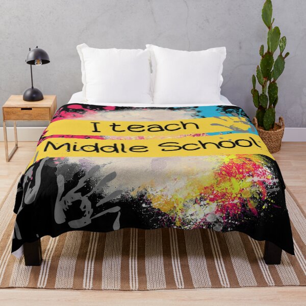 Item preview, "I Teach Middle School" Paint Teacher Shirt, Mug, Gift, etc. designed and sold by Teacher PRIDE.