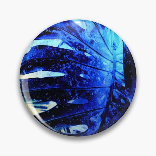 Item preview, Blue yellow jungle Leaf designed and sold by Mark J Dunn.