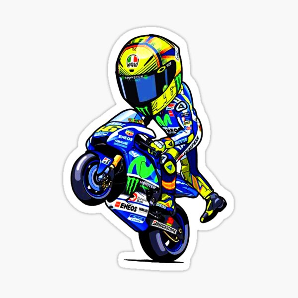 Valentino Rossi Stickers Redbubble