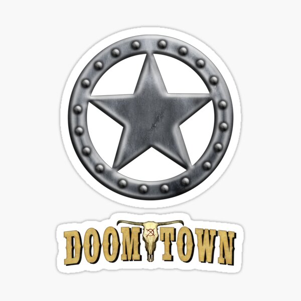 Doomtown Law Dogs Faction Sticker