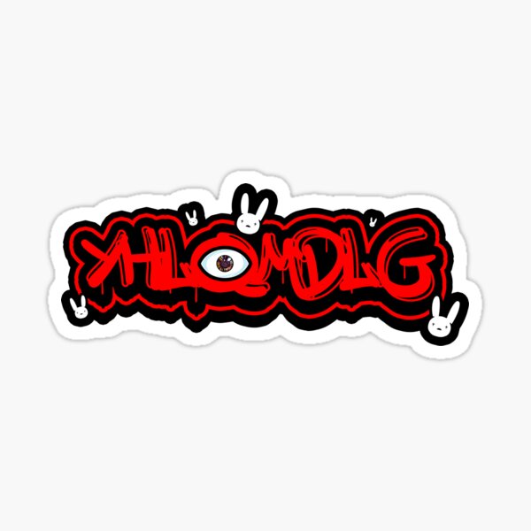 Download "YHLQMDLG - Bad Bunny" Sticker by blazikin | Redbubble