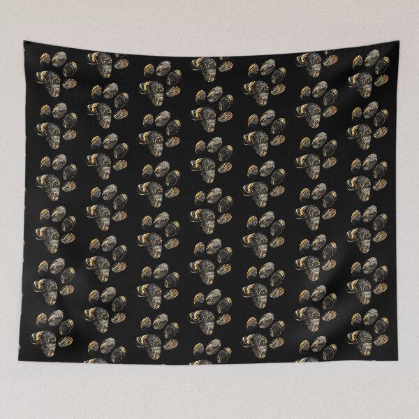 Item preview, Black Gold Marble Animal Paw designed and sold by KA DESIGNS.