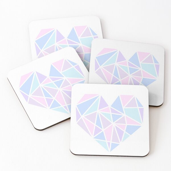 Item preview, Kaleidoscope Pastel Heart  designed and sold by chricket.