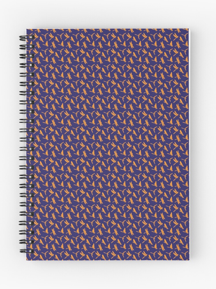 Thumbnail 1 of 3, Journal, Pattern Dragonfly designed and sold by SandaArtDesign.