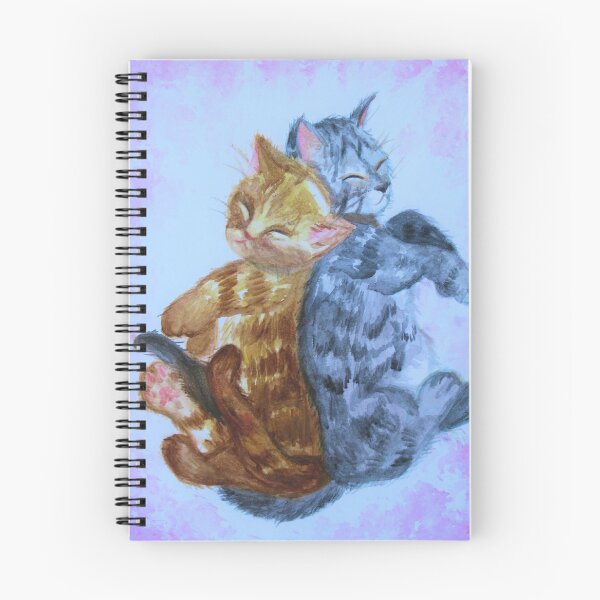 Item preview, cute kittens water color designed and sold by WorldsEdgeArt.