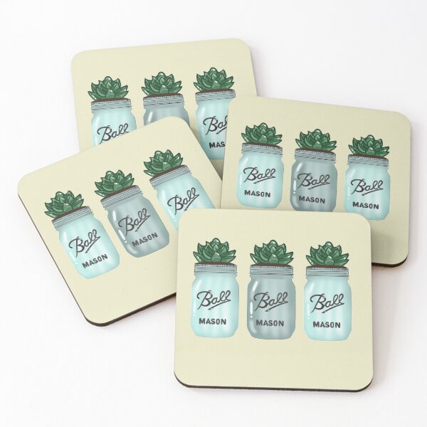 Item preview, Succulent plants in mason jar designed and sold by Becdunn8.